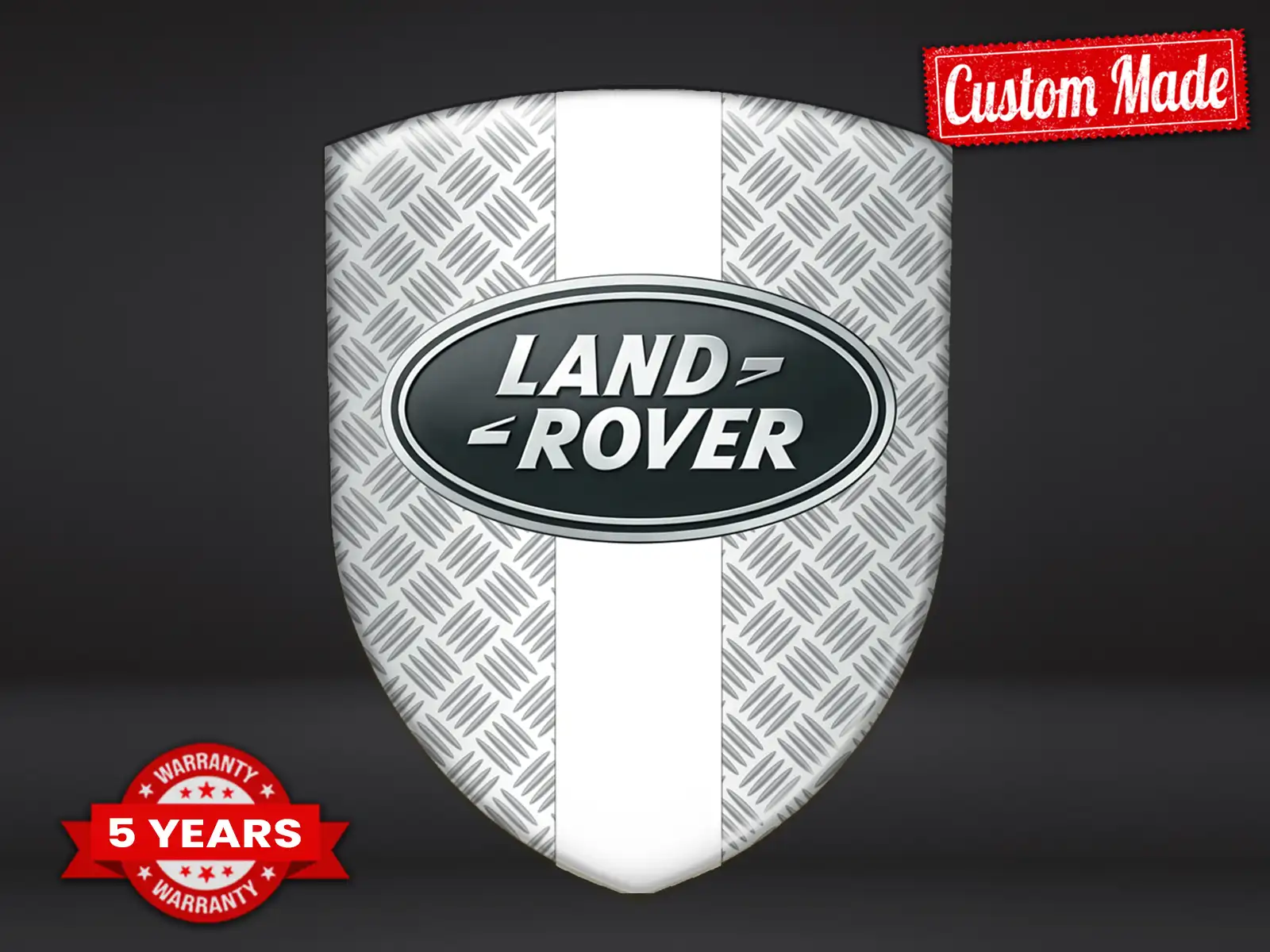Land Rover Etiquetas Negocio Resistentes Estilo Personalizables X